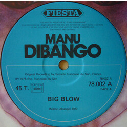 Manu Dibango Big Blow / Soul Makossa VINYL 12" USED