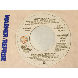 Guy Clark She's Crazy For Leavin' USED VINYL 7INCH SINGLE PROMO