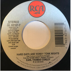 Earl Thomas Conley Hard Days And Honky Tonk Nights USED VINYL 7INCH 45 RPM SINGLE