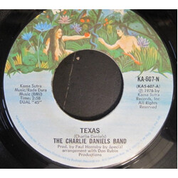 The Charlie Daniels Band Texas USED VINYL 7INCH 45 RPM