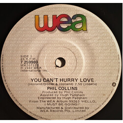 Phil Collins You Can't Hurry Love USED VINYL 7INCH 45 RPM SINGLE