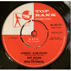 Bert Weedon Stardust-Slow Foxtrot / Summertime-Slow Foxtrot USED VINYL 7INCH 45 RPM