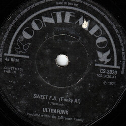 Ultrafunk Sweet F.A. (Funky Al) USED VINYL 7INCH 45 RPM SINGLE