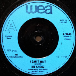 Nu Shooz I Can't Wait USED VINYL 7INCH SINGLE 45 RPM