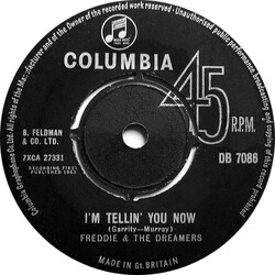 Freddie & The Dreamers I'm Tellin' You Now USED VINYL 7INCH 45 RPM SINGLE