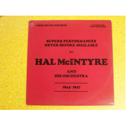 Hal McIntyre And His Orchestra Superb Performances Never Before Available 1944 -1947 Vinyl LP USED