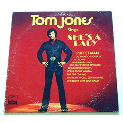 Tom Jones Tom Jones Sings She's A Lady Vinyl LP USED