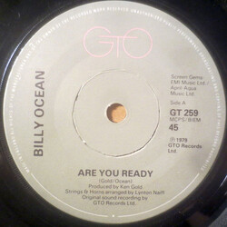 Billy Ocean Are You Ready USED VINYL 7INCH 45 RPM SINGLE