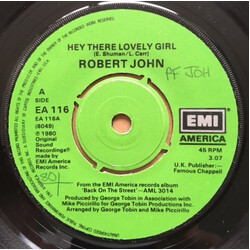 Robert John Hey There Lonely Girl / You Could Have Told Me USED VINYL 7INCH 45 RPM
