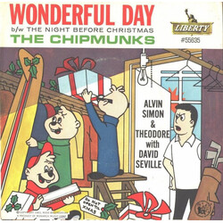 The Chipmunks Wonderful Day USED VINYL 7INCH 45 RPM SINGLE PROMO