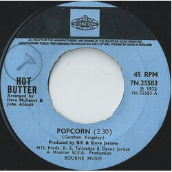 Hot Butter Popcorn USED VINYL 7INCH 45 RPM SINGLE