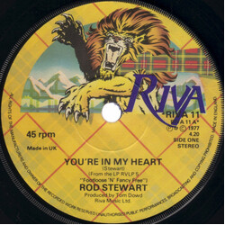 Rod Stewart You're In My Heart USED VINYL 7INCH 45 RPM SINGLE