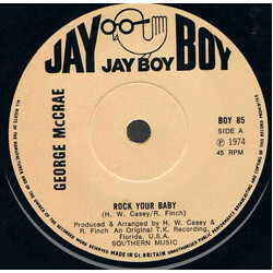George McCrae Rock Your Baby USED VINYL 7INCH 45 RPM SINGLE
