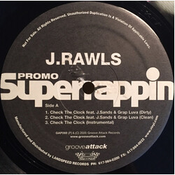 J. Rawls Check The Clock USED VINYL 12INCH PROMO