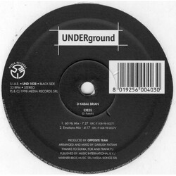 D-Kabal Brian Exess USED VINYL 12INCH