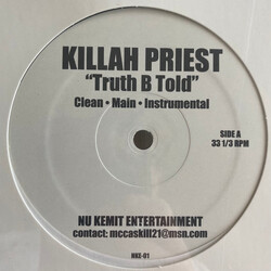 Killah Priest Truth B Told / The Offering VINYL 12" USED