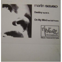 Martin Solveig Destiny / On My Mind USED VINYL 12INCH PROMO WHITE LABEL