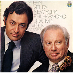 Isaac Stern / Zubin Mehta / The New York Philharmonic Orchestra / Johannes Brahms Violin Concerto Vinyl LP USED