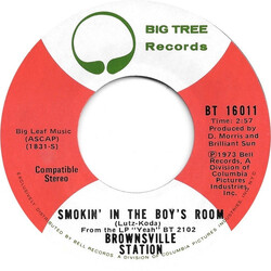 Brownsville Station Smokin' In The Boy's Room USED VINYL 7INCH 45 RPM SINGLE STYRENE