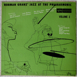 Jazz At The Philharmonic Norman Granz' Jazz At The Philharmonic Volume 3 (Formerly Vols. 4 And 5) Vinyl LP USED