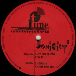 Sonicity It's Nice In Space USED VINYL 12INCH 33 S RPM