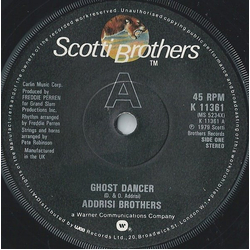 Addrisi Brothers Ghost Dancer Vinyl 7" USED