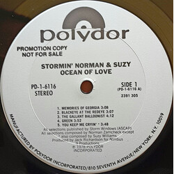 Stormin' Norman & Suzy Ocean Of Love Vinyl LP USED