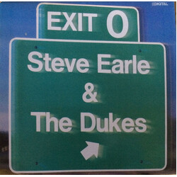 Steve Earle & The Dukes Exit 0 Vinyl LP USED