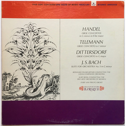 Georg Friedrich Händel / Georg Philipp Telemann / Carl Ditters von Dittersdorf / Johann Sebastian Bach / Bernhard Paumgartner / Wiener Symphoniker Obo