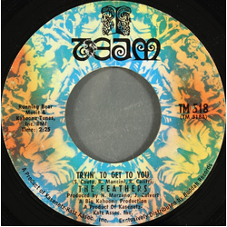 The Feathers (3) Tryin' To Get To You Vinyl 7" USED