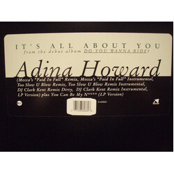 Adina Howard It's All About You USED VINYL 12INCH