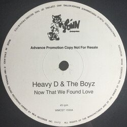 Heavy D. & The Boyz Now That We Found Love USED VINYL 12INCH 45 RPM PROMO