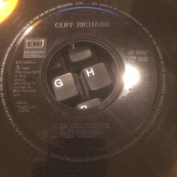 Cliff Richard All I Have To Do Is Dream & Miss You Nights Vinyl 7" USED