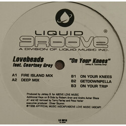 Lovebeads / Courtney Grey On Your Knees USED VINYL 12INCH 33 S RPM PROMO