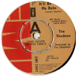 The Shadows It'll Be Me Babe USED VINYL 7INCH 45 RPM PROMO