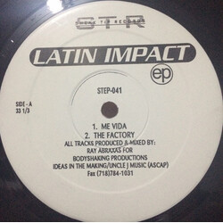 Ray Abraxas Latin Impact EP USED VINYL 12INCH 33 S RPM EP