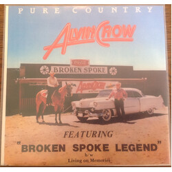 Alvin Crow Broken Spoke Legend USED VINYL 7INCH 45 RPM SINGLE