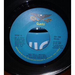David Houston No Tell Motel / I Hate To Tell Baby A Lie USED VINYL 7INCH 45 RPM SINGLE