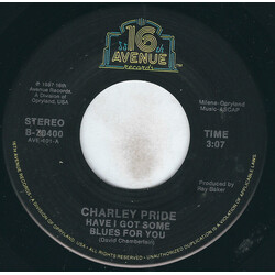 Charley Pride Have I Got Some Blues For You USED VINYL 7INCH SINGLE