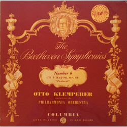 Ludwig van Beethoven / Otto Klemperer / Philharmonia Orchestra Symphony Number 6 In F Major, Op. 68 "Pastoral" Vinyl LP USED