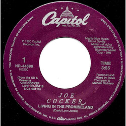 Joe Cocker Living In The Promiseland USED VINYL 7INCH 45 RPM SINGLE
