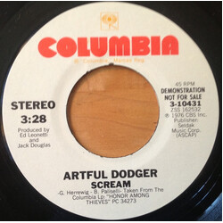 Artful Dodger (3) Scream USED VINYL 7INCH 45 RPM PROMO STEREO MONO
