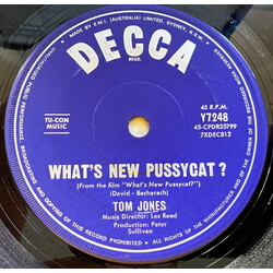 Tom Jones What's New Pussycat? / The Rose USED VINYL 7INCH 45 RPM SINGLE