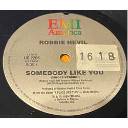 Robbie Nevil Somebody Like You USED VINYL 7INCH 45 RPM SINGLE
