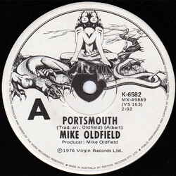 Mike Oldfield Portsmouth USED VINYL 7INCH 45 RPM SINGLE