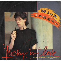 Mick Jagger Lucky In Love (Extended Version) Vinyl 12" USED