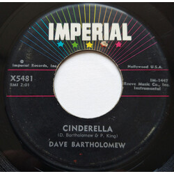 Dave Bartholomew Cinderella / Hard Times (The Slop) USED VINYL 7INCH 45 RPM SINGLE MONO