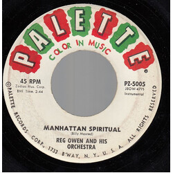 Reg Owen And His Orchestra Manhattan Spiritual / Ritual Blues USED VINYL 7INCH 45 RPM