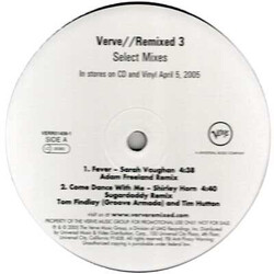Various Verve // Remixed 3: Selected Mixes VINYL 12" USED