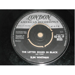 Slim Whitman The Letter Edged In Black USED VINYL 7INCH 45 RPM SINGLE REPRESS